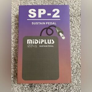SP-2 Midiplus Sustain Pedal Used Once Open Box Excellent Condition